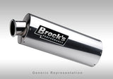 CBR1000RR '08-'11 - Brock's Slip-On System Sgl GEN3 14" Titanium - Tacticalmindz.com
