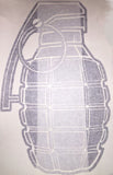 HUGE Grenade Sticker 2ft Tall - Tacticalmindz.com