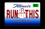 Bikes vs Cops License Plate: Illinois - Tacticalmindz.com