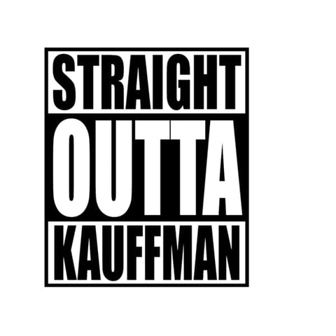 "Straight Outta Kauffman" Sticker