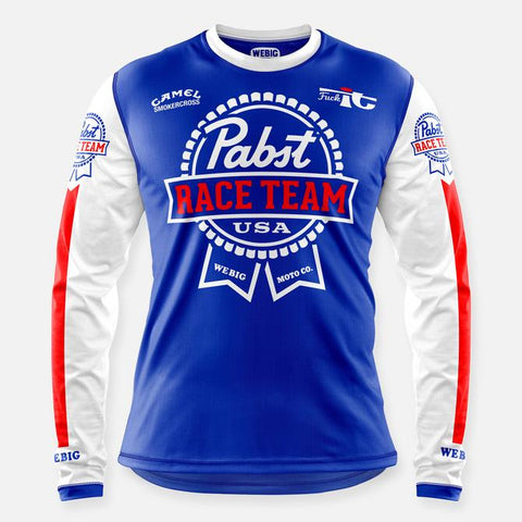 Webig Pabst Race Team Jersey Royal Blue