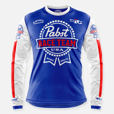 Webig Pabst Race Team Jersey Royal Blue