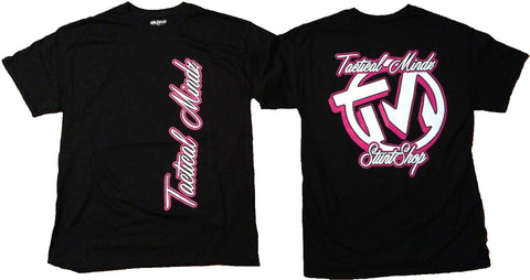 Tactical Mindz Sidways T-Shirt: Pink