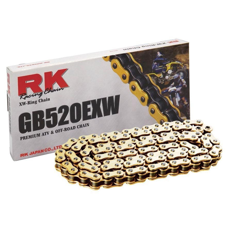 RK Racing GB520EXW Pitch Motorcycle Chain - Tacticalmindz.com