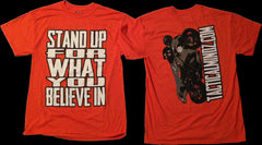 Tactical Mindz Stand Up T-Shirt: Bright Orange - Tacticalmindz.com