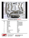 M4 Full Race Exhaust System 2017 Suzuki GSXR 1000