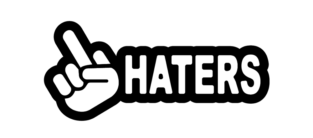 F-Haters Decal / Sticker - Tacticalmindz.com