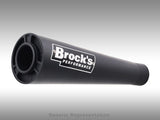 ZX-10R '11-'12 - Brock's Slip-On System Single Short Meg Black - Tacticalmindz.com