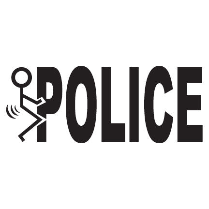 F-Police Decal / Sticker