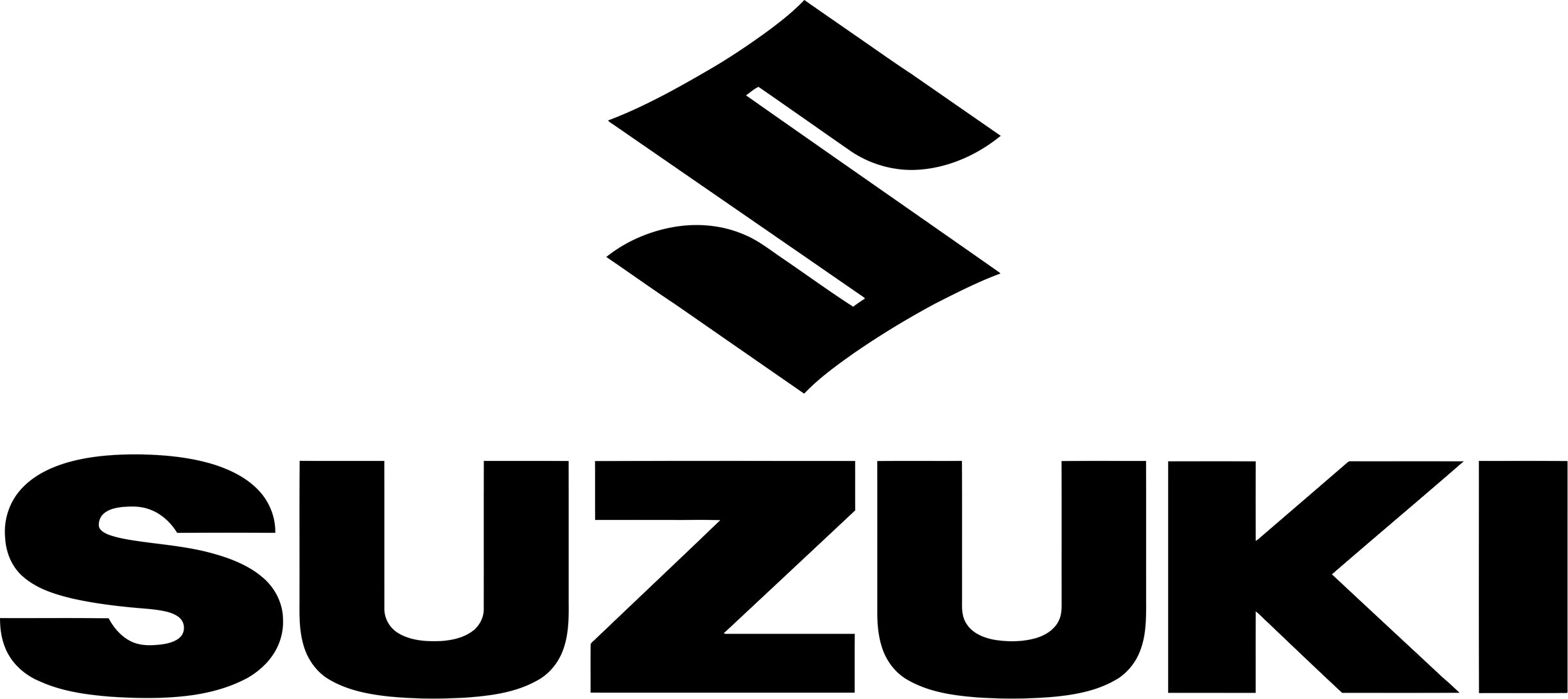 Suzuki Auto Logo Aufkleber, Suzuki, Winkel, schwarz, Schwarz und