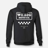 Webig Moto Co Zip Hoodie Black