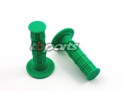 TBparts - Waffle Grips - Green, Gray, Red & Black