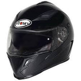 Suomy Halo Gloss Black Helmet - Tacticalmindz.com