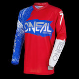 O'Neal Element Burnout Red/White/Blue - Tacticalmindz.com