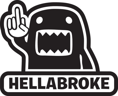 Hellabroke Decal / Sticker