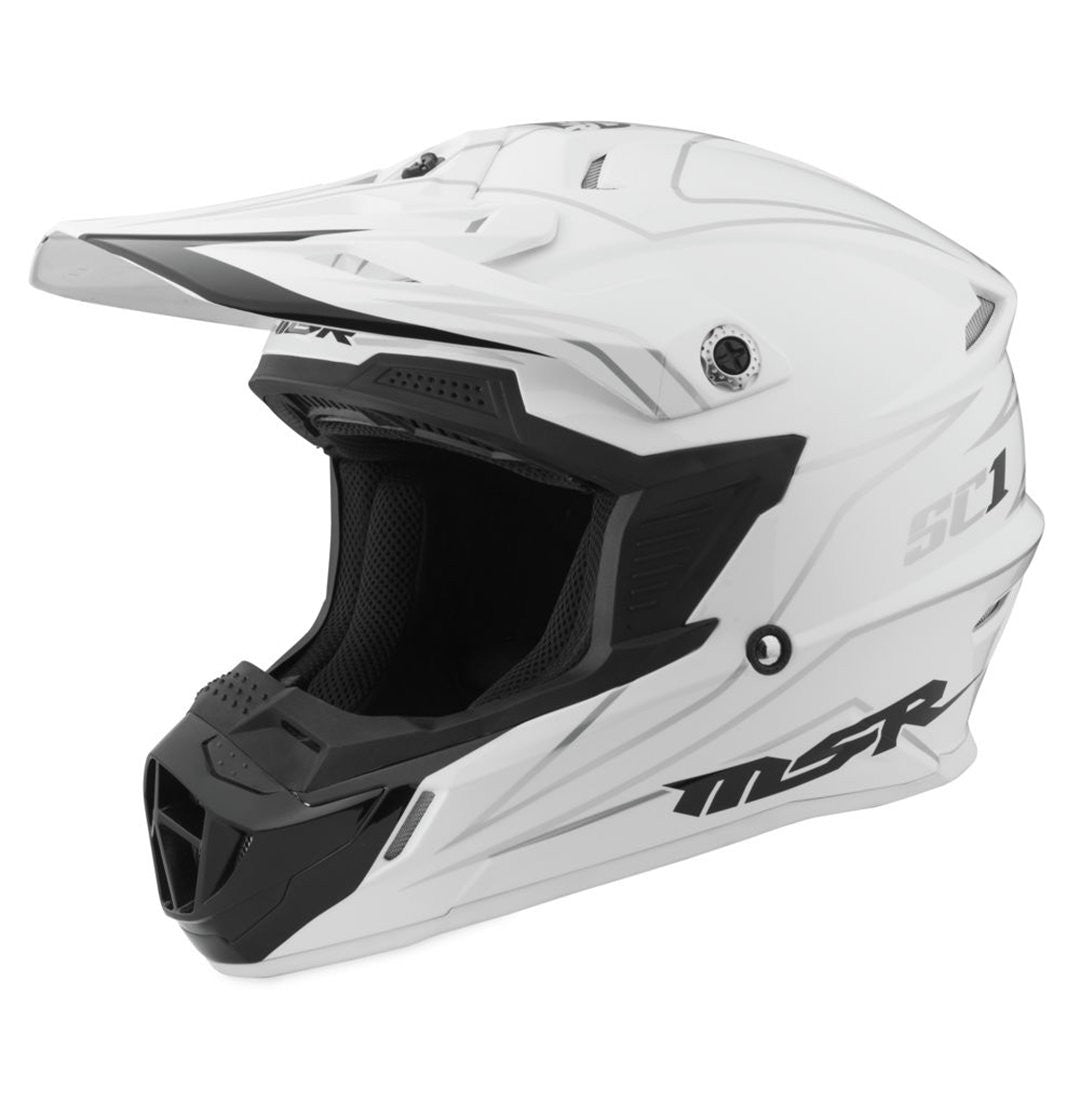 Malcolm Smith Racing Helmet SC1 Pinstripe Malcolm Smith Racing Helmet SC1 Pinstripe