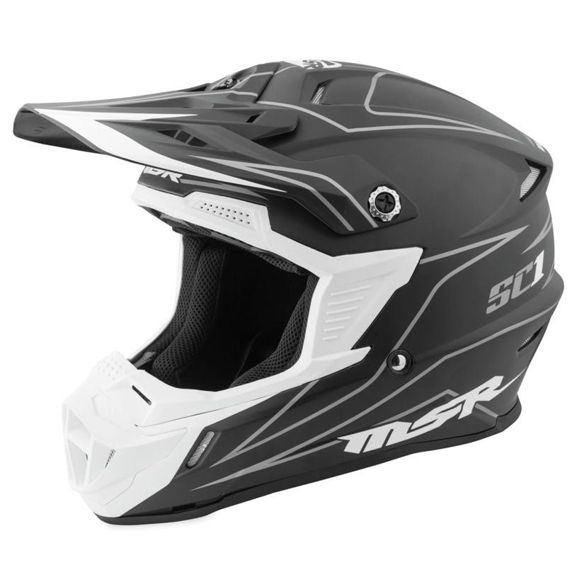 malcolm smith motorcyle helmet Malcolm Smith Racing Youth SC1 Pinstripe Helmet