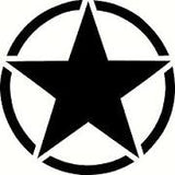 Star with Circle Decal / Sticker - Tacticalmindz.com