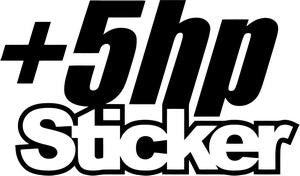 +5HP Sticker Decal / Sticker