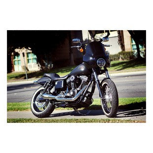 Two Brothers Comp-S Polished Stainless 2-Into-1 Exhaust For Harley Dyna Wide Glide FXDWG/I 2006–2017 - Tacticalmindz.com